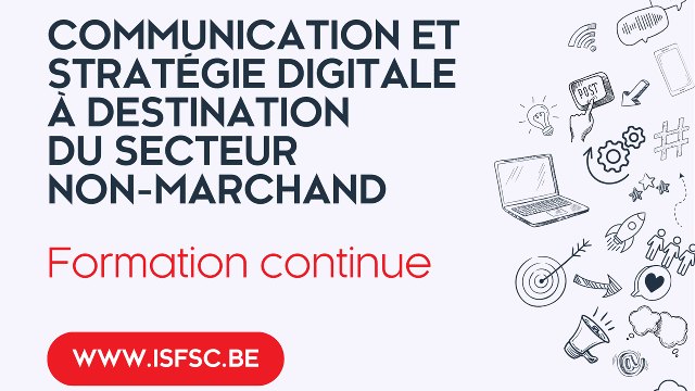 Formation continue - Communication et stratégie digitale à destination du secteur non-marchand